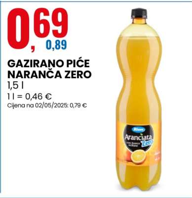 GAZIRANO PIĆE NARANČA ZERO