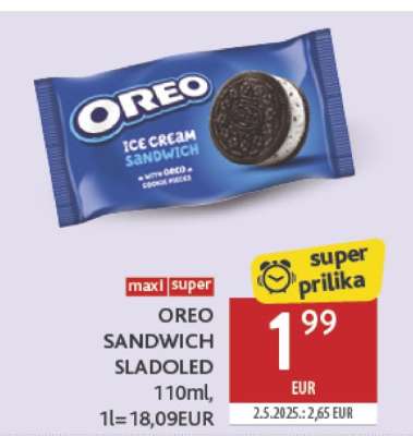 OREO SANDWICH SLADOLED