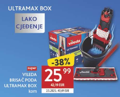 VILEDA BRISAČ PODA ULTRAMAX BOX kom