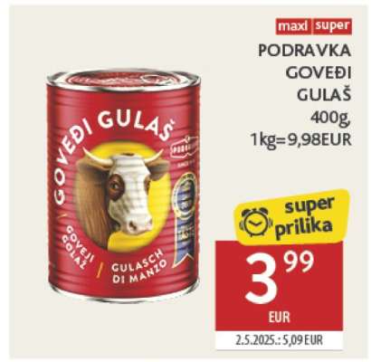 PODRAVKA Goveđi gulaš