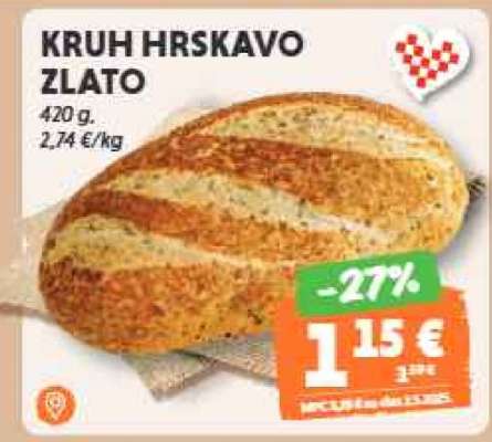 Kruh hrskavo zlato