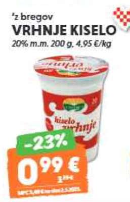 VRHNJE KISELO