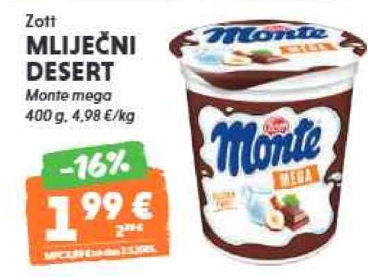 Zott MLJEČNI DESERT