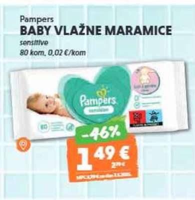 PAMPERS BABY VLAŽNE MARAMICE