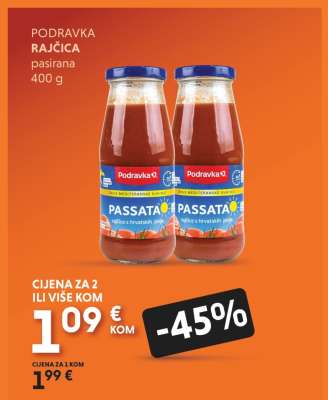PODRAVKA RAJČICA pasirana 400 g