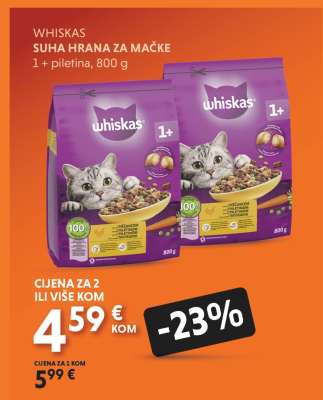 WHISKAS SUHA HRANA ZA MAČKE