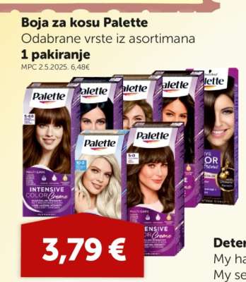 BOJA ZA KOSU PALETTE