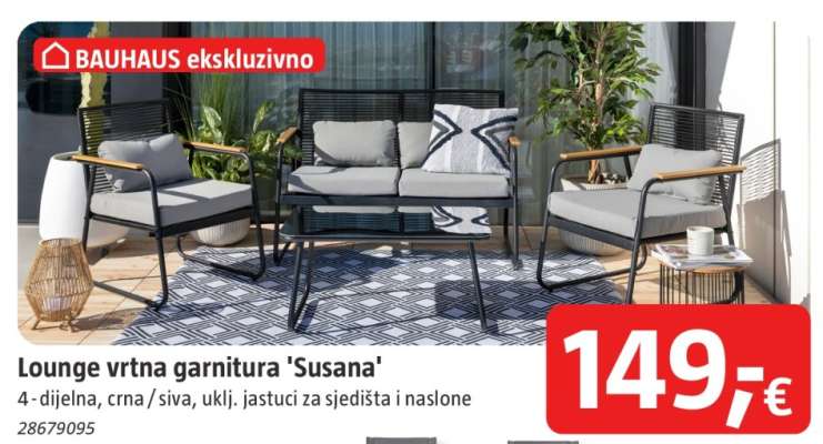 Lounge vrtna garnitura 'Susana'