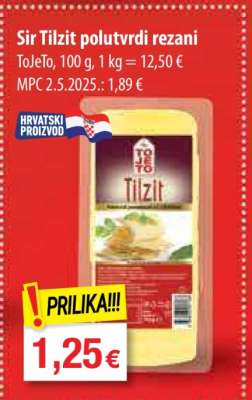 Sir Tilzit polutvrdi rezani