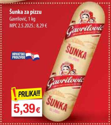ŠUNKA ZA PIZZU