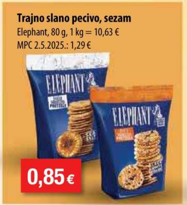 Trajno slano pecivo, sezam
