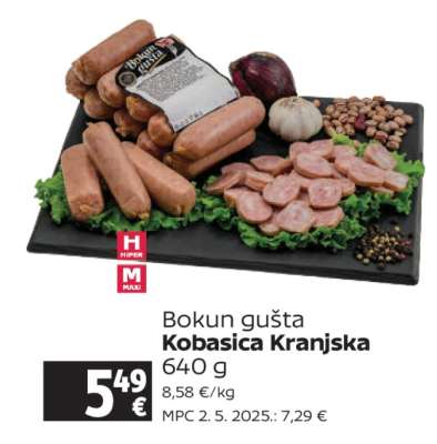 Bokun gušta Kobasica kranjska