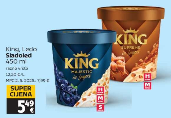 King, Ledo Sladoled