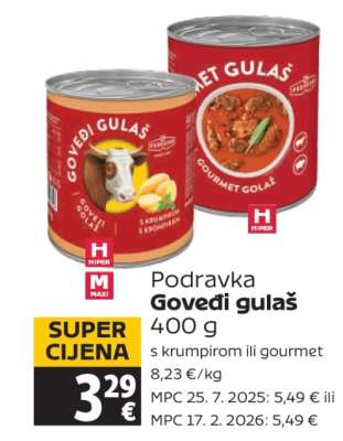 PODRAVKA Goveđi gulaš