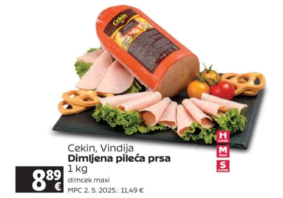 Cekin, Vindija Dimljena pileća prsa