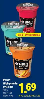 PILOS High protein svježi sir