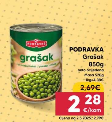 PODRAVKA Grašak