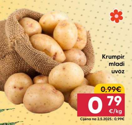 Krumpir mladi uvoz