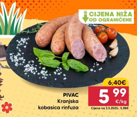 PIVAC Kranjska kobasica rinfuza