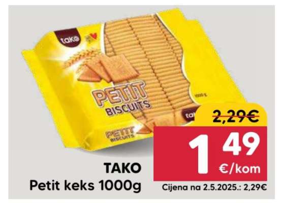 TAKO Petit keks 1000g