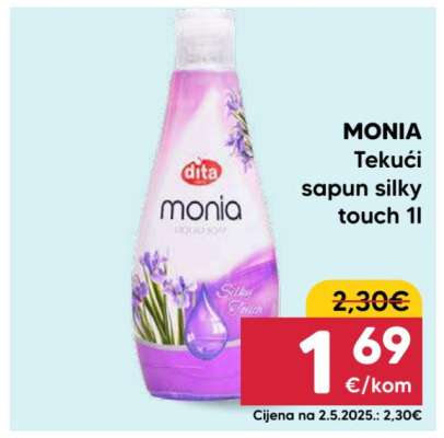MONIA Tekući sapun Silky Touch 1l