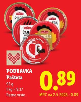 PODRAVKA PAŠTETA