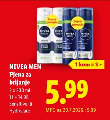 NIVEA MEN pjena za brijanje