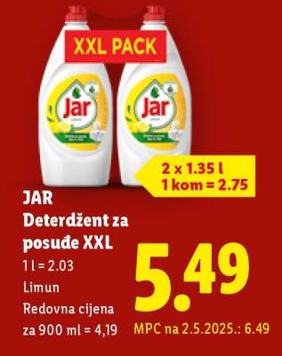 JAR Deterdžent za posuđe XXL