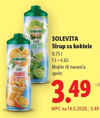 SOLEVITA Širup za koktele