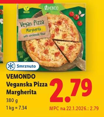 VEMONDO Veganska Pizza Margherita