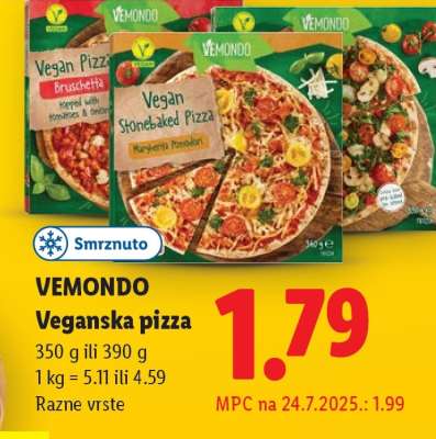 Vemondo Veganska pizza