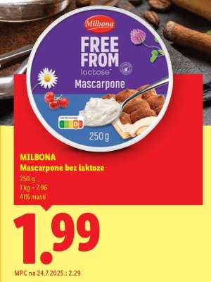 Milbona Mascarpone bez laktoze
