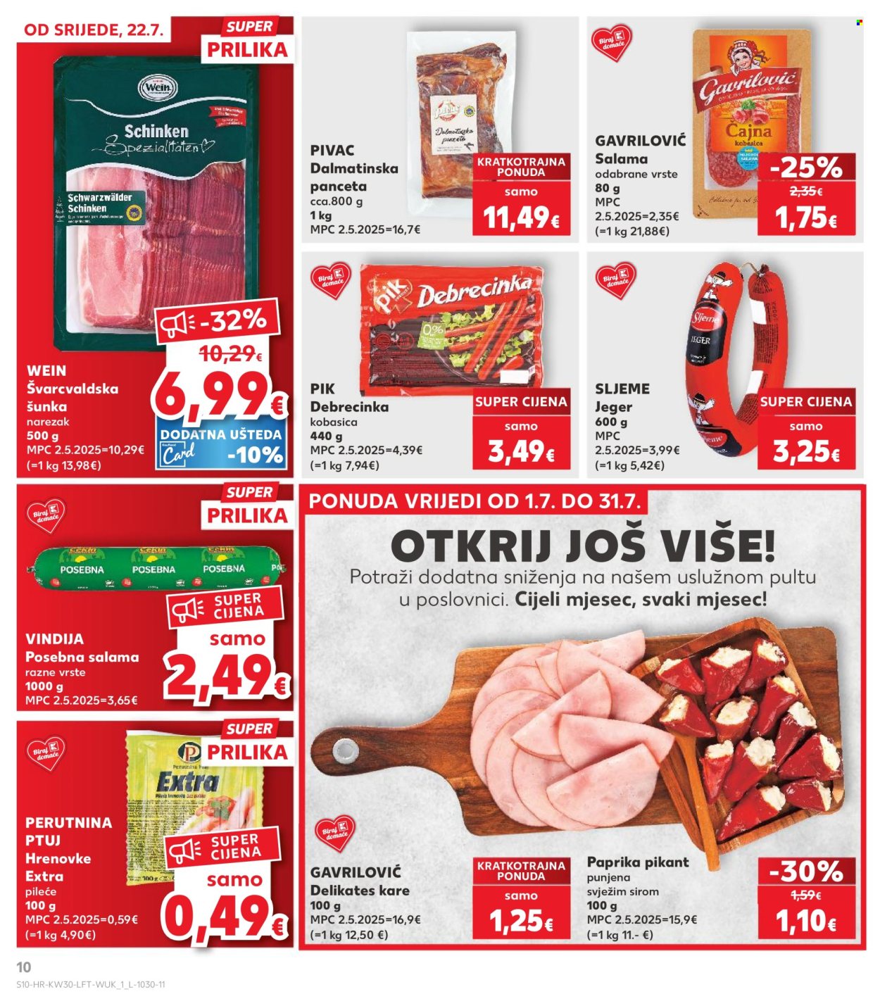 Kaufland katalog - 22.07.2026. - 28.07.2026. Stranica 10