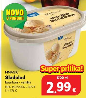 MMAGIC Sladoled bourbon - vanilija