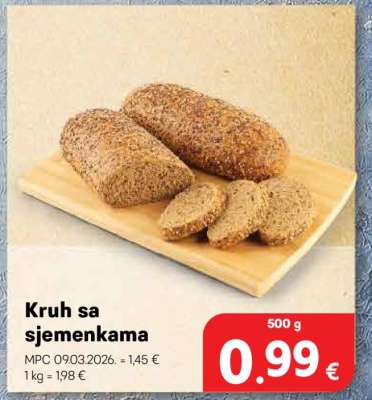 Kruh sa sjemenkama