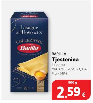 BARILLA Tjestenina
