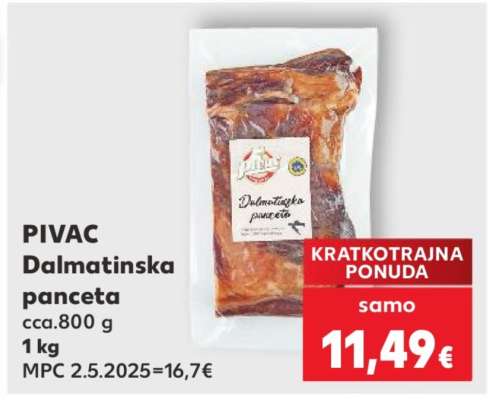 PIVAC DALMATINSKA PANCETA