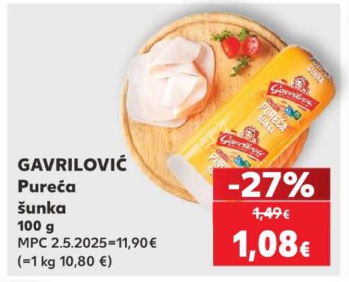 GAVRILOVIĆ Pureća šunka 100 g