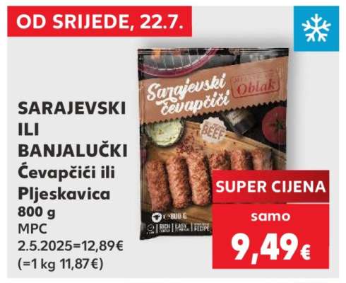 SARAJEVSKI ILI BANJALUČKI Ćevapčići ili Pljeskavica