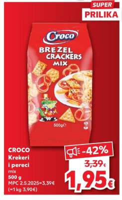 CROCO Krekeri i pereci mix