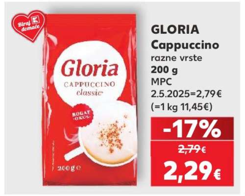 GLORIA Cappuccino