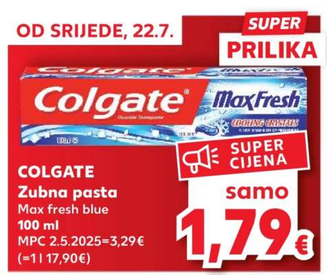 COLGATE ZUBNA PASTA