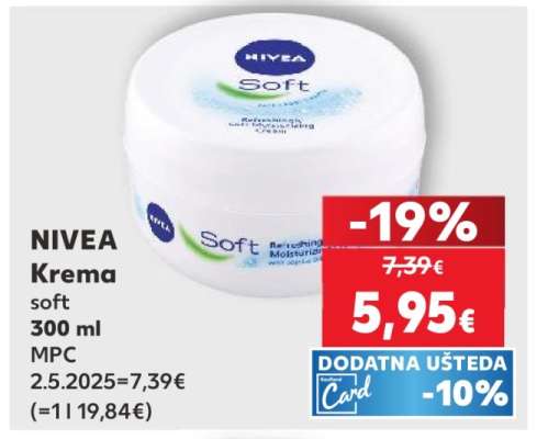 NIVEA Krema soft 300 ml MPC