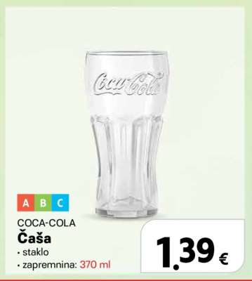 COCA-COLA Čaša