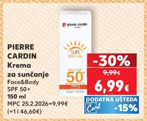 PIERRE CARDIN Krema za sunčanje