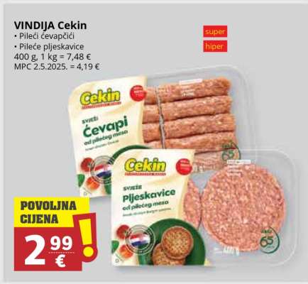 VINDIJA Cekin