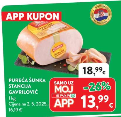 Pureća šunka Stancija Gavrilović