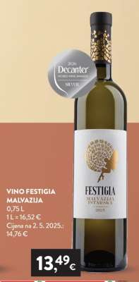 Vino Festigia Malvazija
