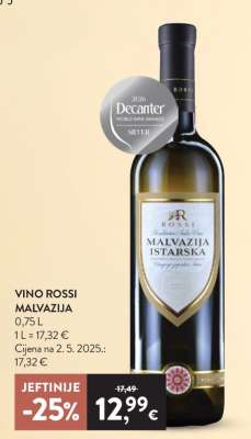 Vino Rossi Malvazija