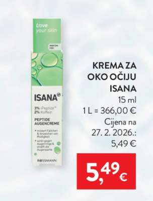 KREMA ZA OKO OČIJU ISANA